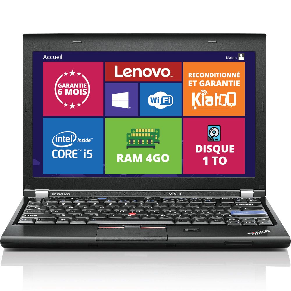 Portátil Lenovo Thinkpad X220 - 12,5" Core i5 - 2,5 Ghz - 4GB RAM - 1TB HDD