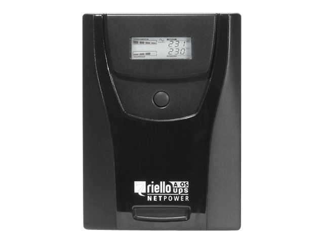 Riello UPS Net Power NPW 2000 - Inverter - 1200 Watt - 2000 VA - RS-232, USB - 6 output connectors - Black