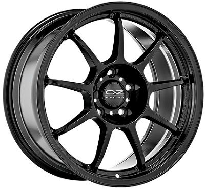 OZ Alleggerita HLT Wheel - 7.0J x 16, 4x100 ET37, Gloss Black