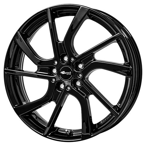 BROCK EB1 Black Gloss 5.0x19 5x112 ET28 Alloy Wheel