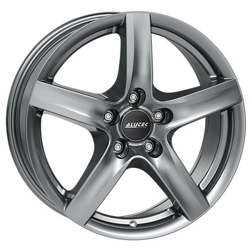 Pneu Alutec Grip à 5 trous en alliage d'aluminium graphite, 7.0J x 16, 5x112 ET38