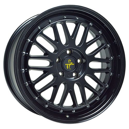 Keskin Wheels KT22 Retro Matt Black Painted Alloy Wheels