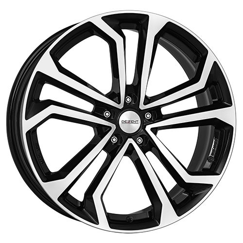 Jante DEZENT Dark Noir Polie en Alliage 7.5J x 17, 5x112 ET40