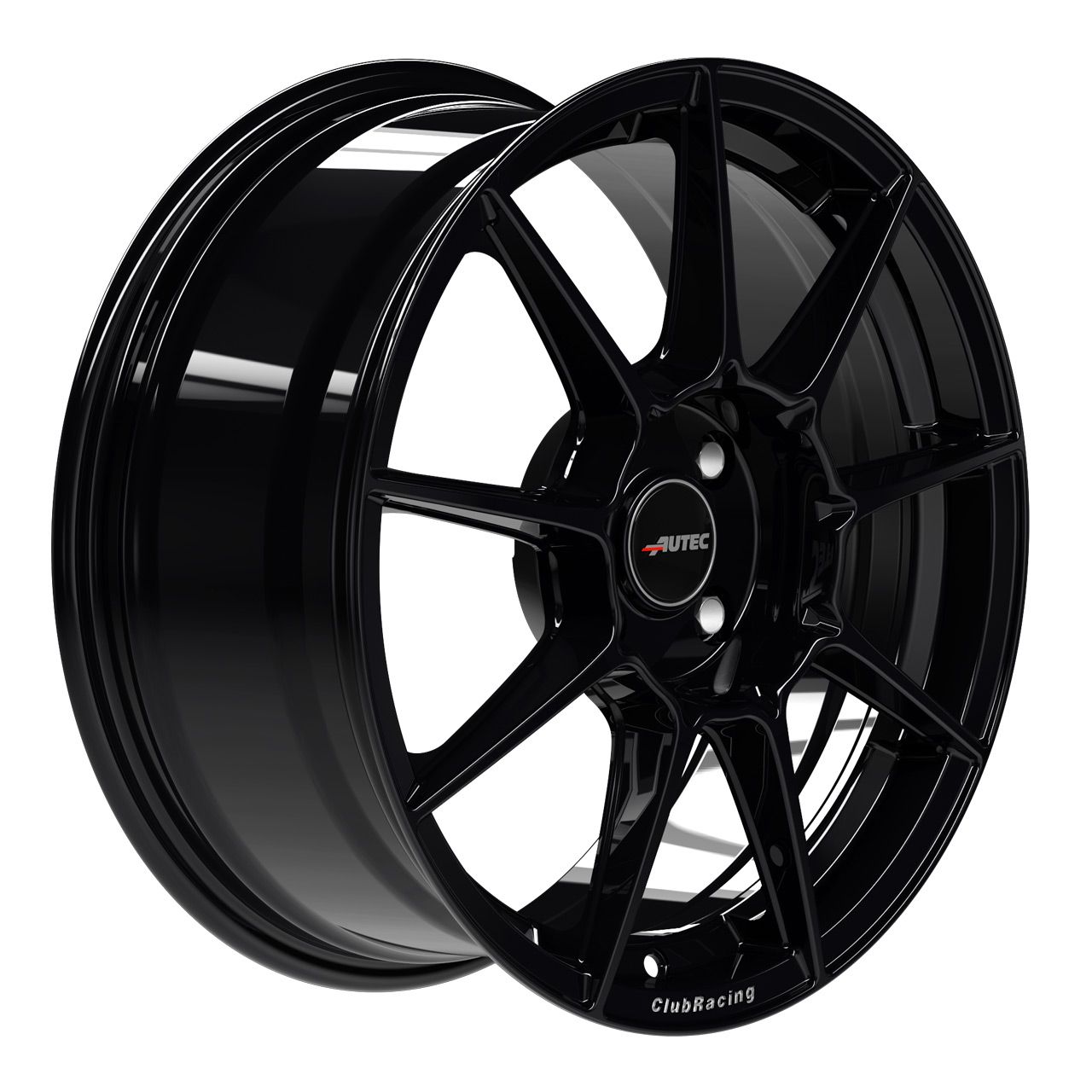 AUTEC Typ CR Club Racing Alloy Wheel - Black, 8.5J x 18, 5x114.3 ET38