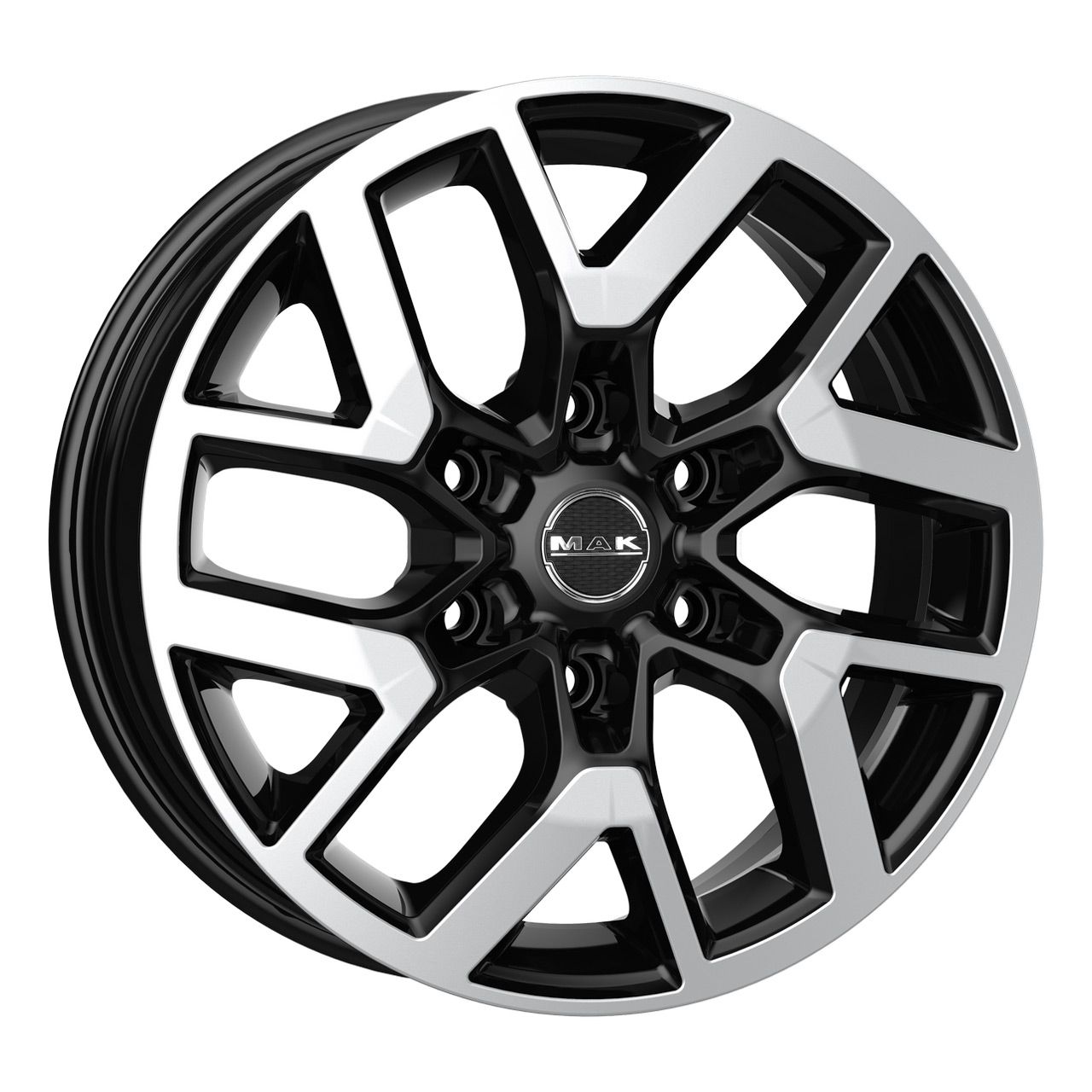 MAK Gravel Black Mirror Alloy Wheel 8.0J x 18
