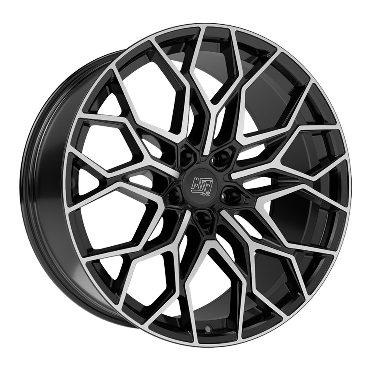 MSW (OZ) 51 Gloss Black Full Polished Wheel, 9.0J x 20, 5x130 ET50