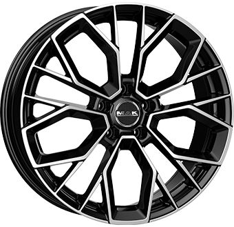 MAK Black Mirror Alloy Wheels 7.5J x 18, 5x110 ET38