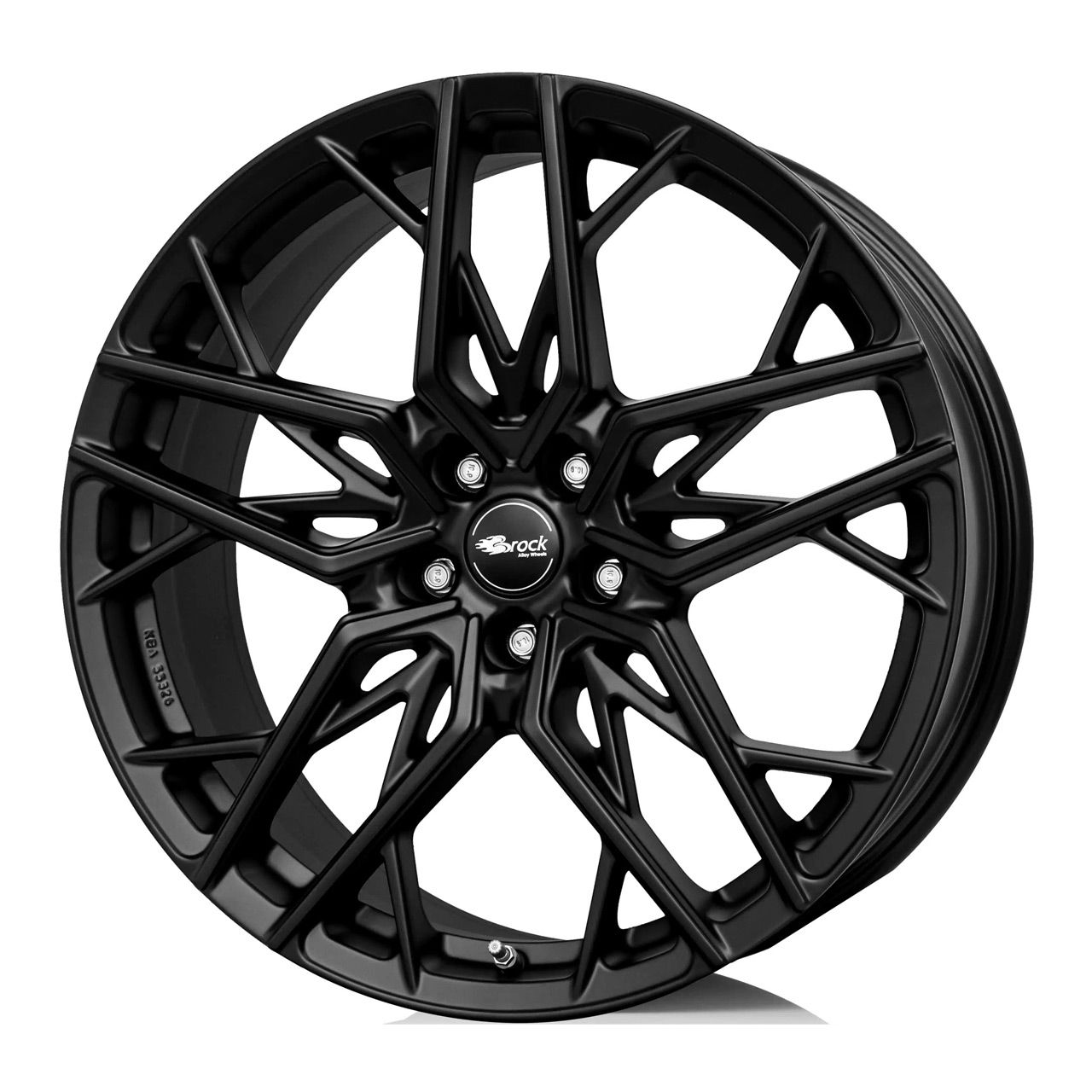 Ruedas BROCK B44 Satín Negro Mate, para todas las estaciones, 8.0J x 18, 5x108 ET42