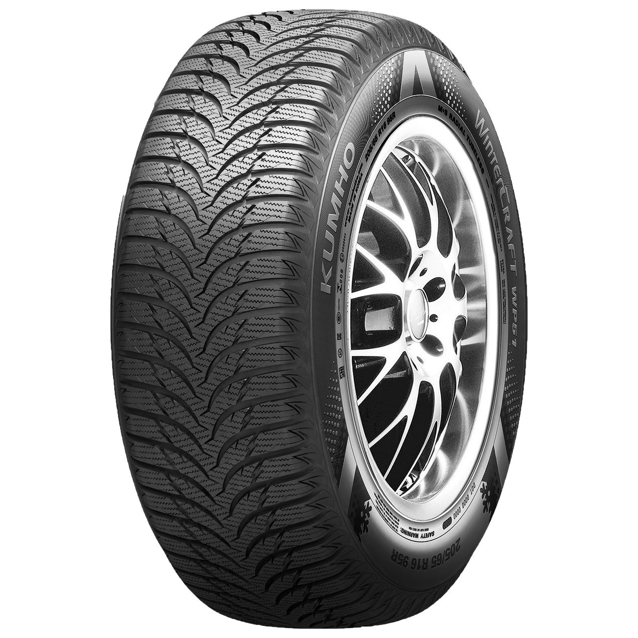KUMHO Wintercraft WP51 Tire, 175/80R14 88T BSW