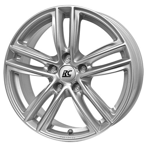 RC-DESIGN RC27 Silver Crystal Alloy Wheel, 19x7.0, 5x108 ET38