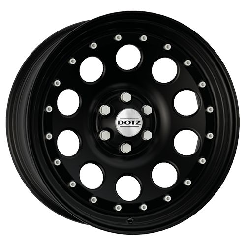 DOTZ Wheel - OMOFKB18, 7.5J x 18, Black/Silver, 6x114.3 ET18