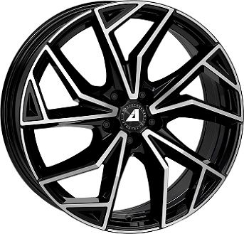 Alutec ADX.02 Alloy Wheels - 7.5J x 18, 4x108 ET18, Diamond Black