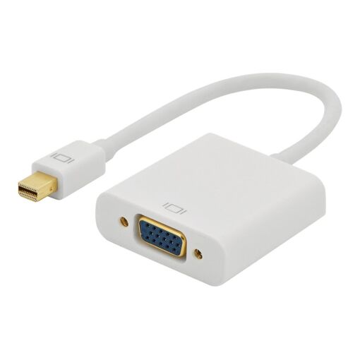 Ednet Mini DisplayPort to VGA Adapter - White
