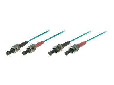 Exertis Connect OM3 Multi-Mode Fiber Optic Cable, 10m, Turquoise