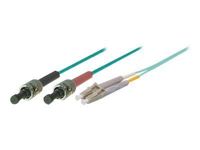 Exertis Connect OM3 Multi-Mode Fiber Optic Cable, 20m, Turquoise