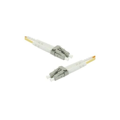 Cable de conexión Exertis LC multimodo en fibra óptica - 3 m, dúplex, OM3, 50/125 micrones, turquesa