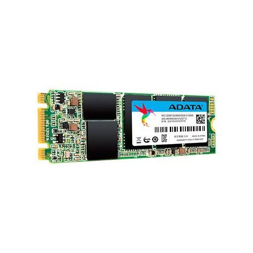SSD A-Data Ultimate SU800 de 512 GB (interno, M.2 2280, SATA 6Gb/s)