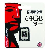 Kingston 64GB Class 10 microSDXC Memory Card