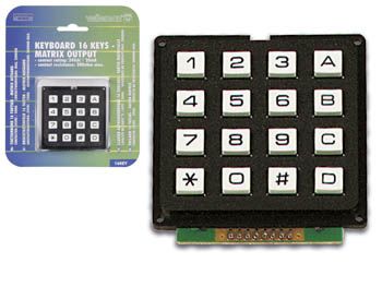 Clavier alphanumérique Info Games à 16 touches