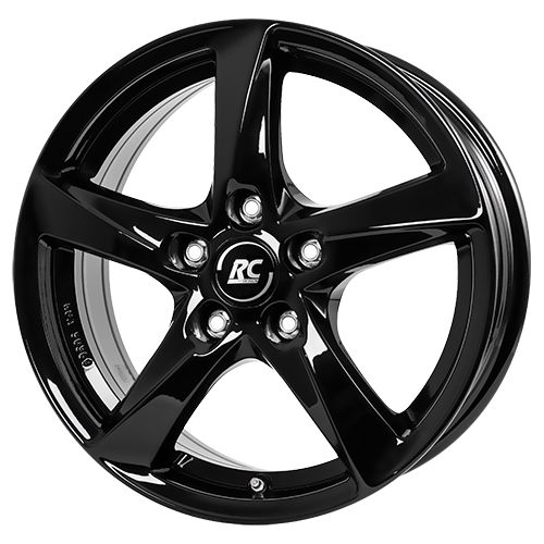 RC-DESIGN RC30 Black Gloss Alloy Wheel, 7.0J x 16, 5x108 ET46