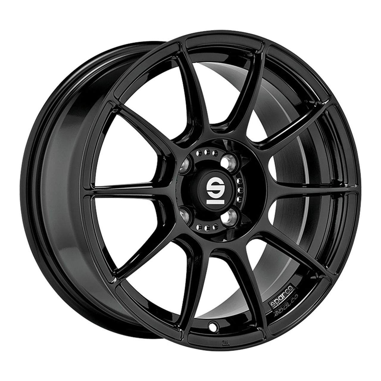 Ruedas de aleación SPARCO FF1, negro brillo, 8.0J x 17, 5x112 ET35