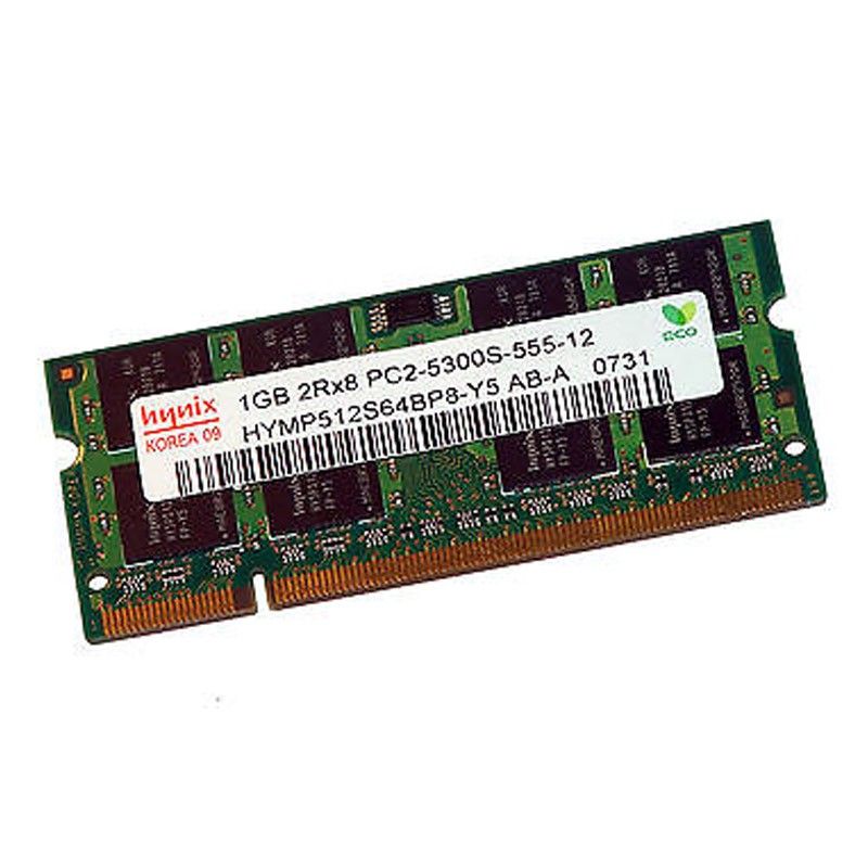 Hynix 1GB SODIMM RAM (PC2-5300U, DDR2 667MHz, CL5)
