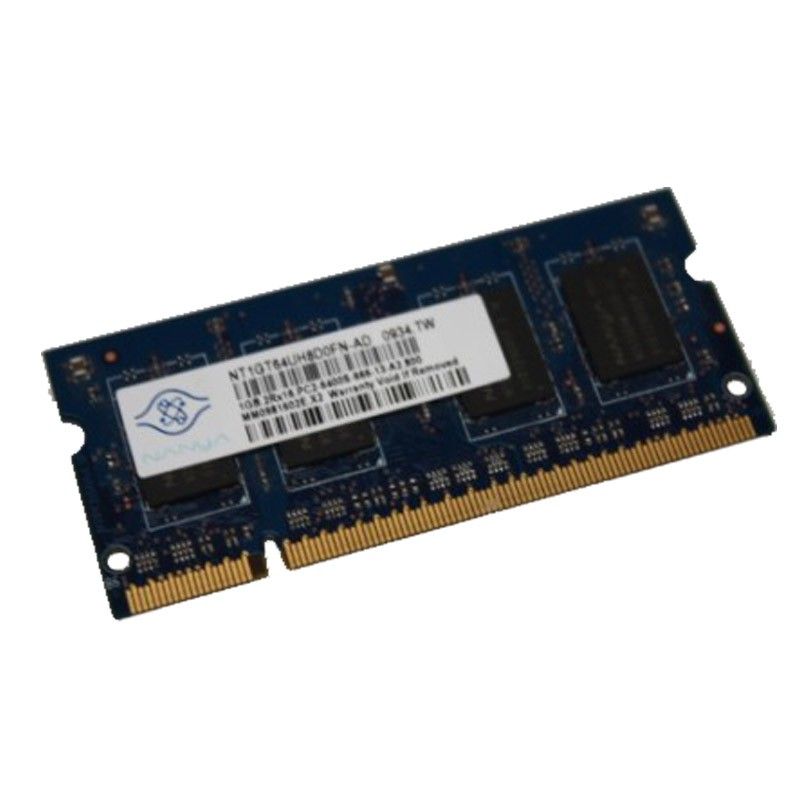 Nanya 1GB RAM SODIMM DDR2 800MHz CL6 (NT1GT64UH8D0FN-AD)