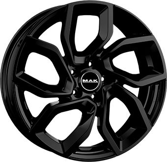 MAK Apollo Gloss Black 7.0J x 18 Wheel, 4x108 ET35