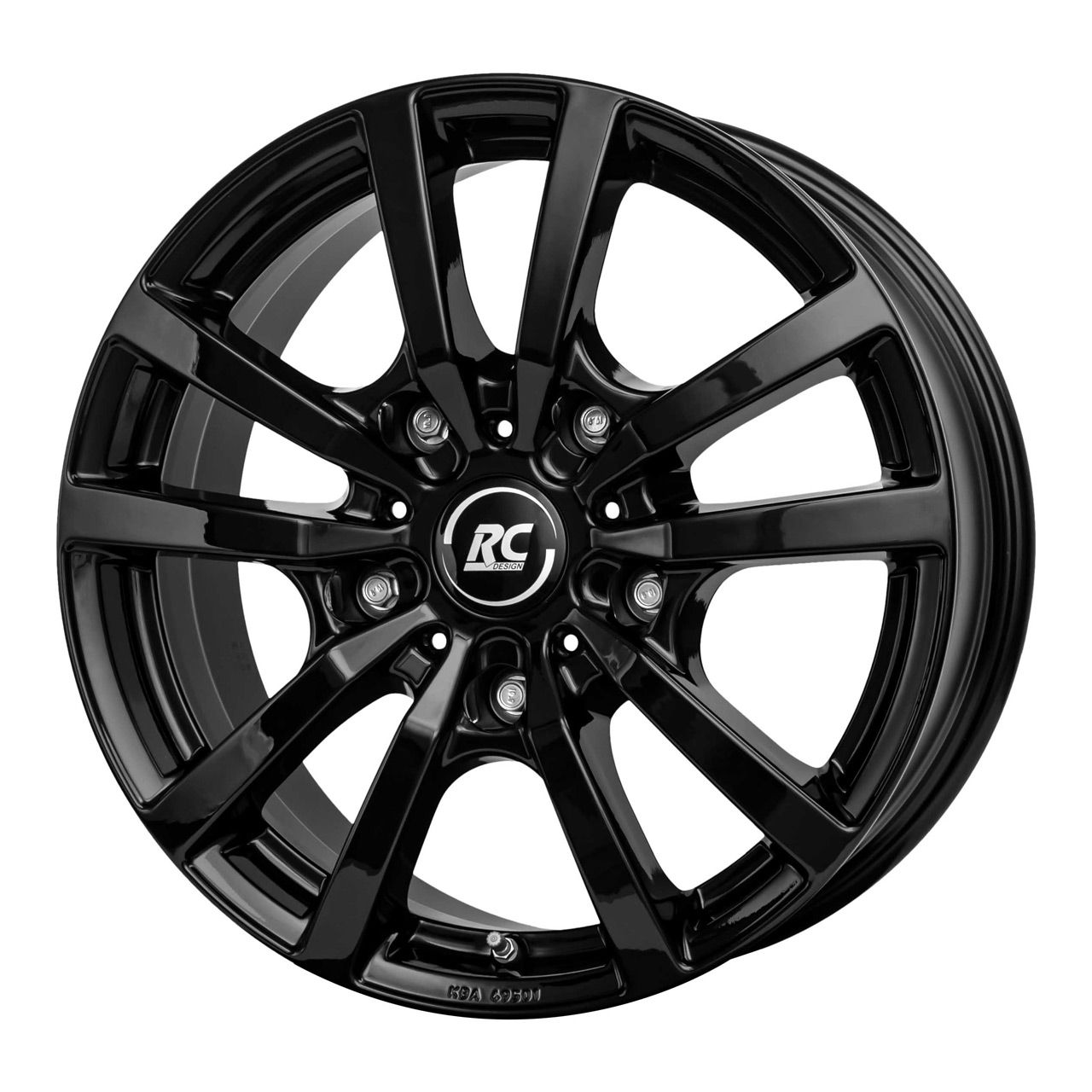 RC-DESIGN RC25T Black Gloss 6.5Jx16 5x118 ET48 Wheel