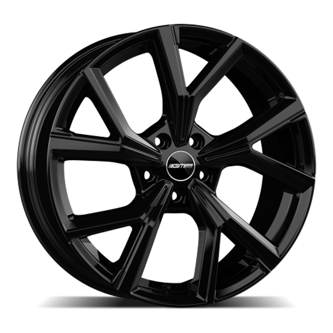 GMP Mentor Black Glossy Alloy Wheel, 18x7.5, 5x112 ET45