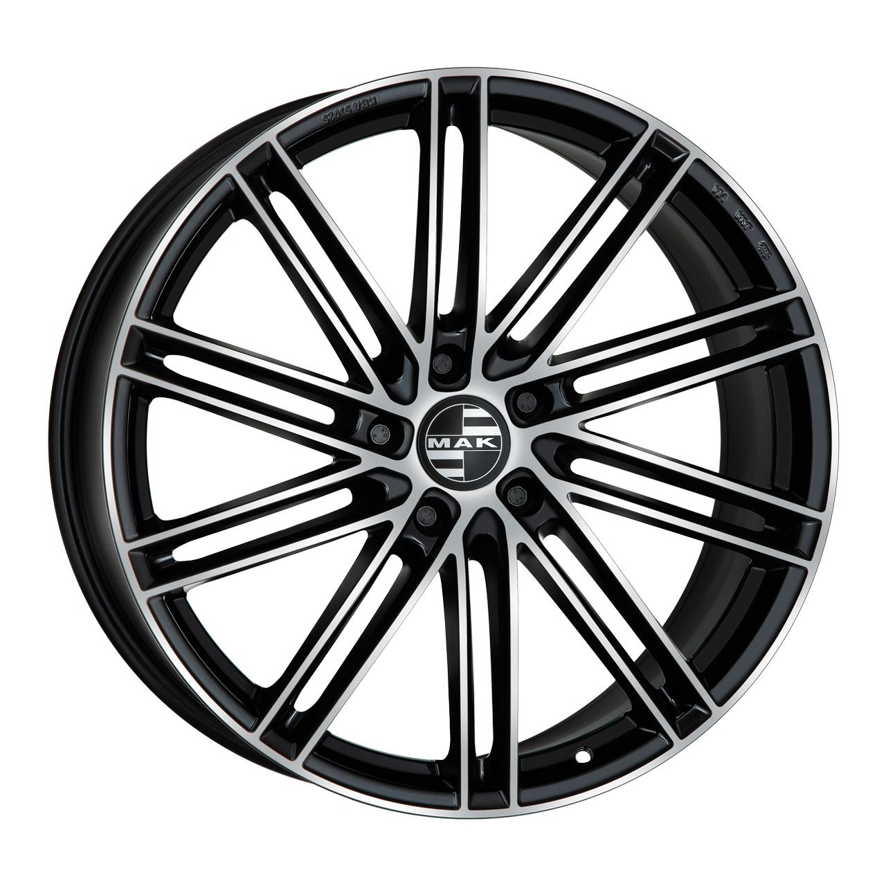 MAK Leipzig Black Mirror Alloy Wheel, 21x9.5, 5x130 ET46
