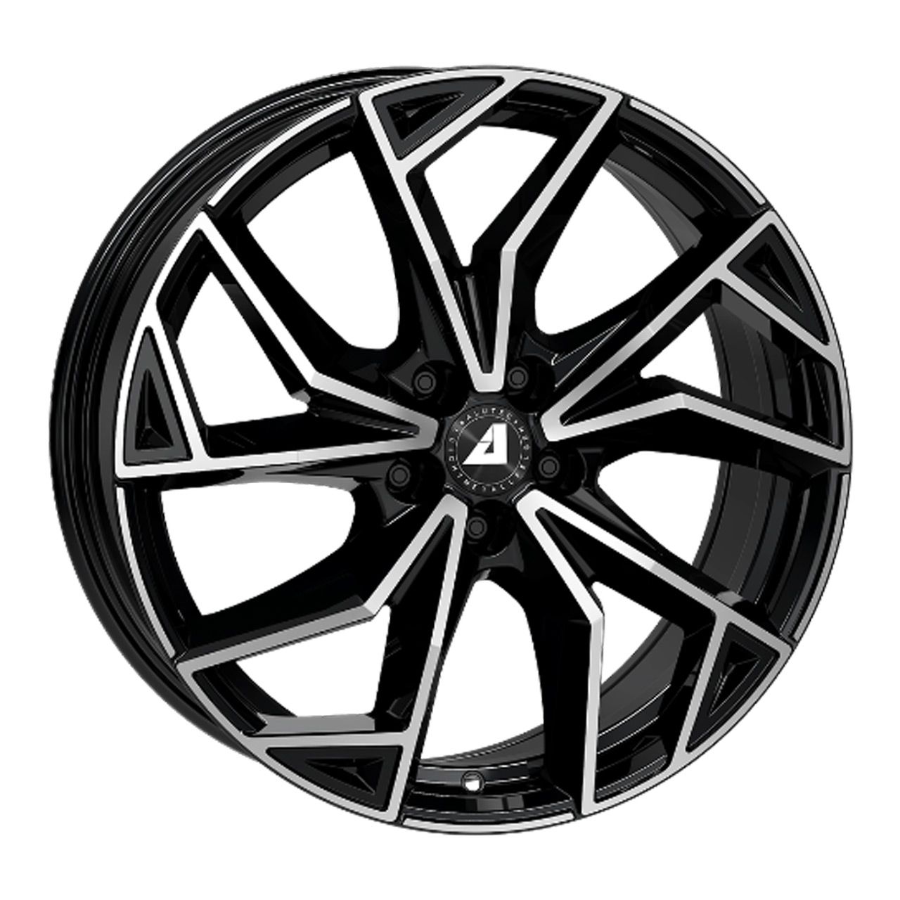 Alutec ADX.02 7.0J x 17 5x100 ET38 Diamond Black Front Polished Alloy Wheel