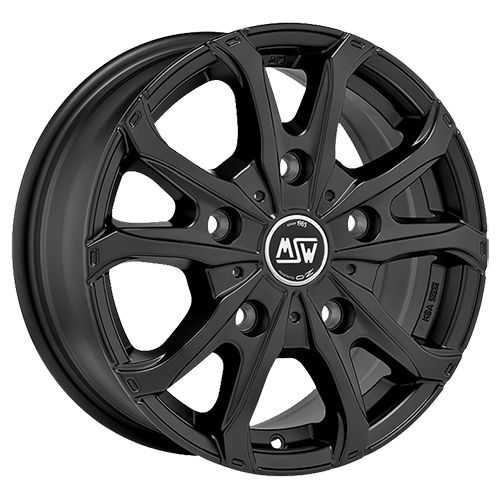 MSW (OZ) 48 VAN 5H Matt Black Alloy Wheel, 6.5J x 16, 5x118 ET55