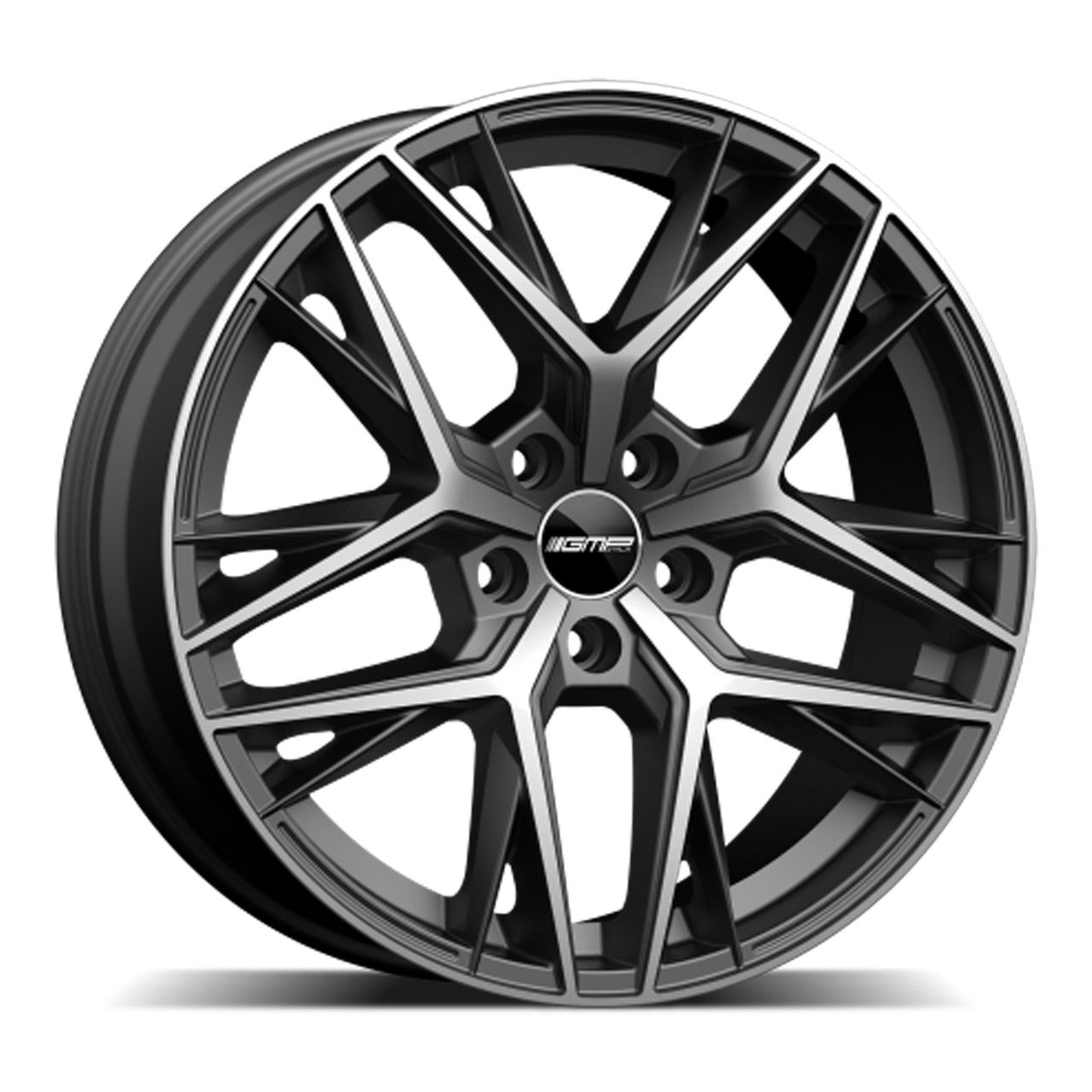 GMP Lunica Anthracite Matt Diamond Alloy Wheels 9.5J x 20, 5x114.3 ET45