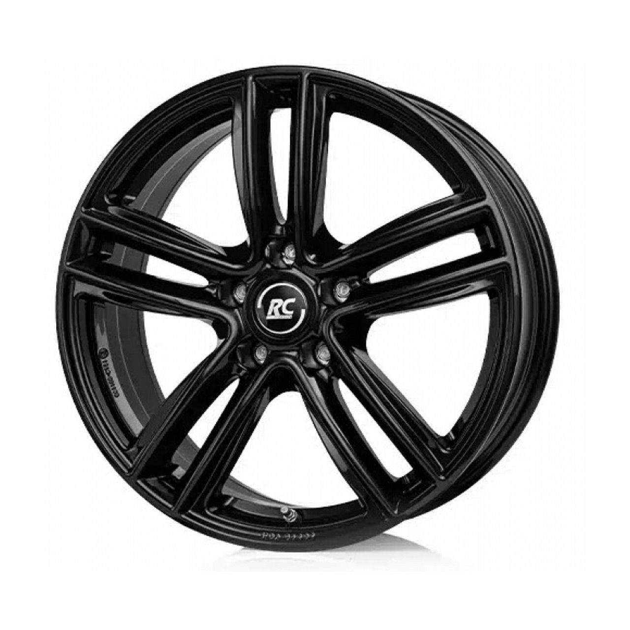 RC-DESIGN RC27 Black Gloss Alloy Wheel, 6.0J x 16, 5x112 ET50