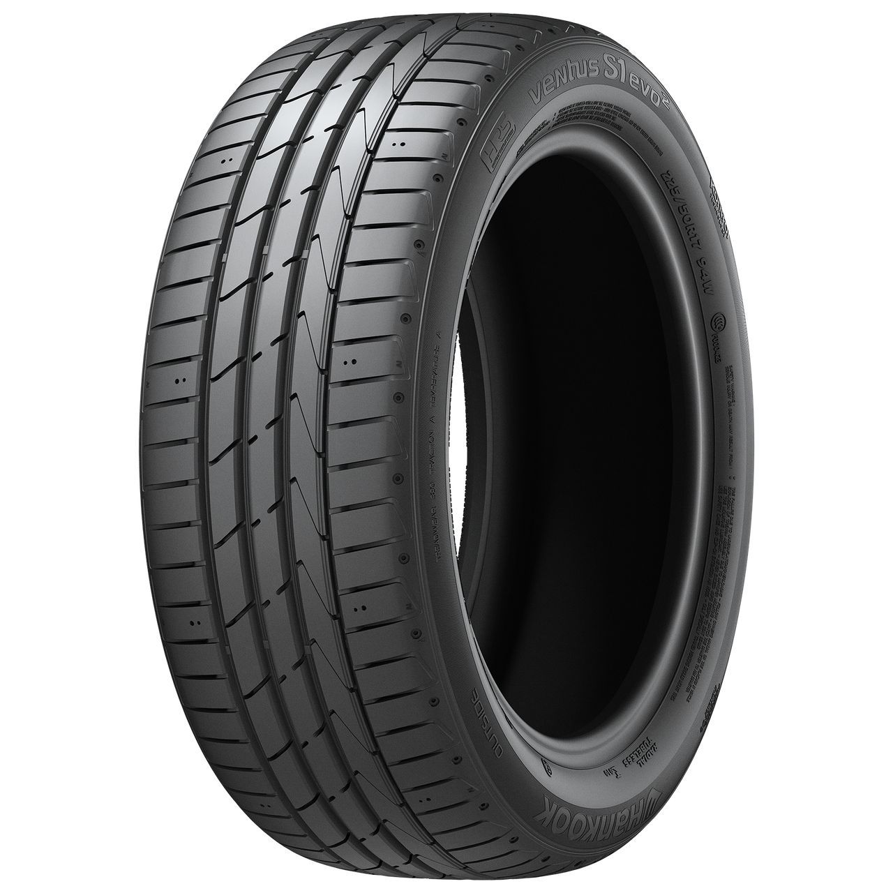 Hankook Ventus S1 EVO2 SUV Tire (K117B) (MOE) HRS 225/50R17 94W (MOE) HRS