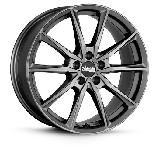 Rueda de Aleación OXXO Wheels Centurion Oscura Mat Gunmetal, 7.5J x 17, 5x112 ET30