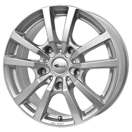 RC-DESIGN RC25T Silver Crystal Wheel, 6.5J x 16, 5x160 ET60