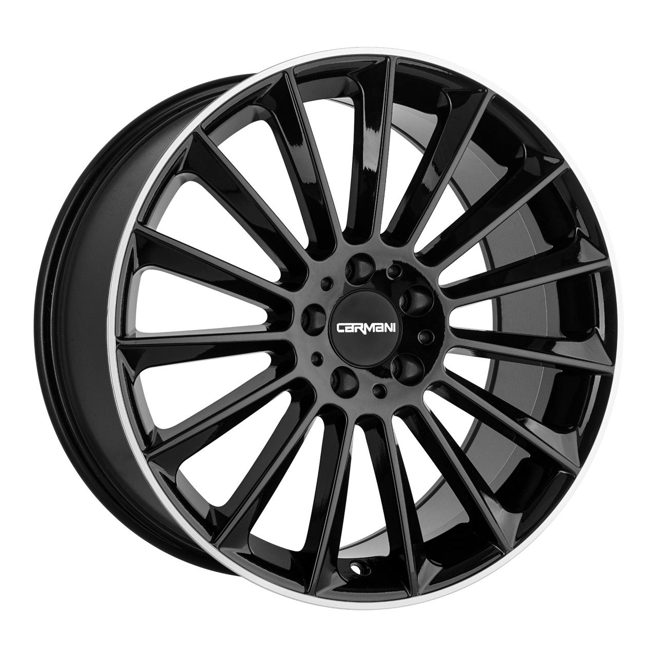 Carmani CA 17 Fritz Black Lip Polish Alloy Wheels, 8.5J x 20, 5x112 ET35