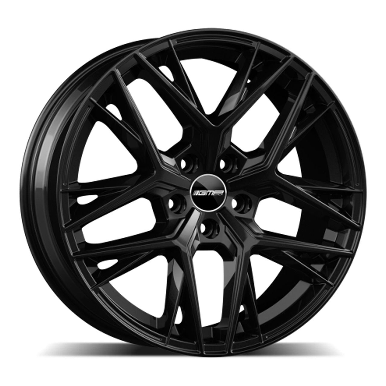 GMP Lunica Black Glossy Alloy Wheel 7.5J x 19, 5x112 ET45
