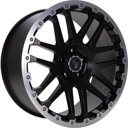 ETabeta Combat CV Black Matt Lip + Cap Polished 7.0J x 17, 5x160 ET55