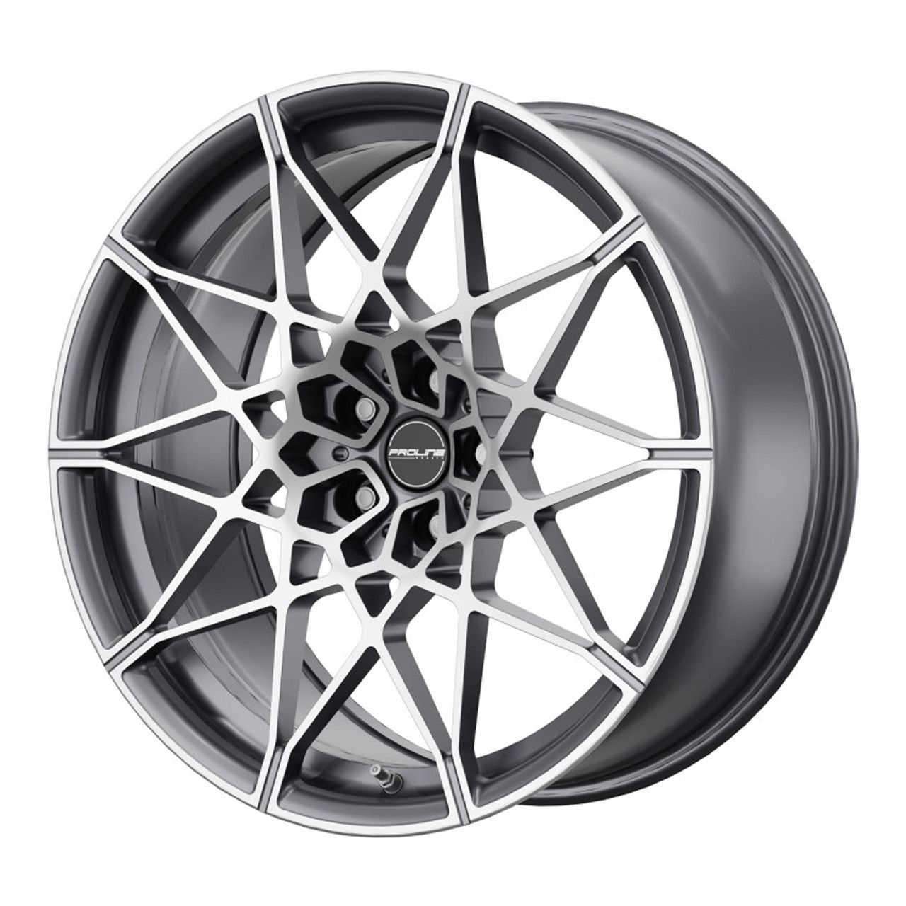 Proline PFM Forged Matt Grey Polished 10.5J x 20 5x112 ET28 Wheels