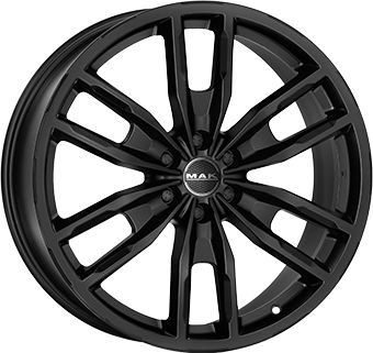 MAK Peak Matt Black Alloy Wheels 7.5J x 17