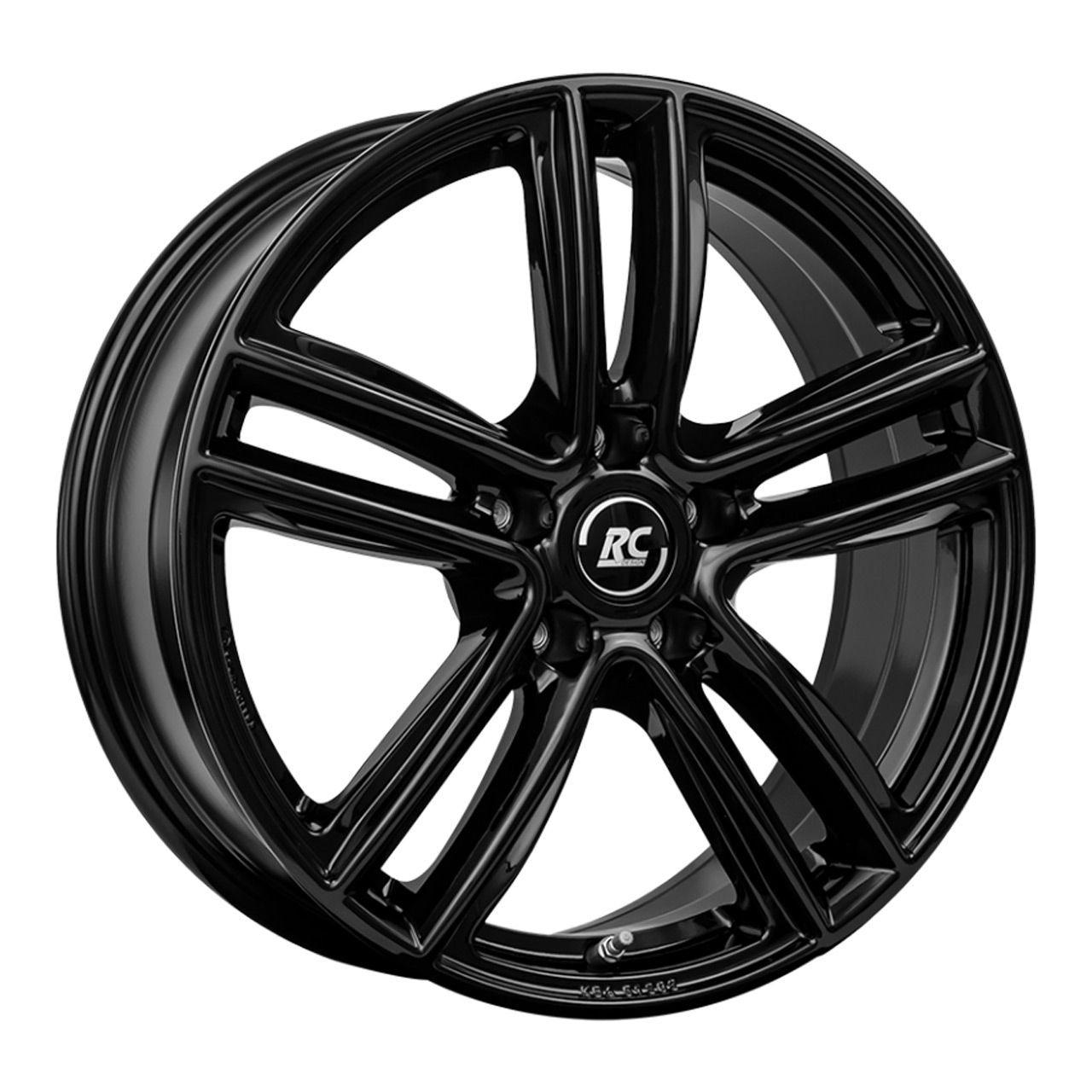 RC-DESIGN RC27 Alloy Wheel, 6.5J x 16, 5x112 ET46, Gloss Black