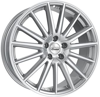 CMS C23-SR Racing Silver Alloy Wheel, 6.5J x 16, 4x108 ET38