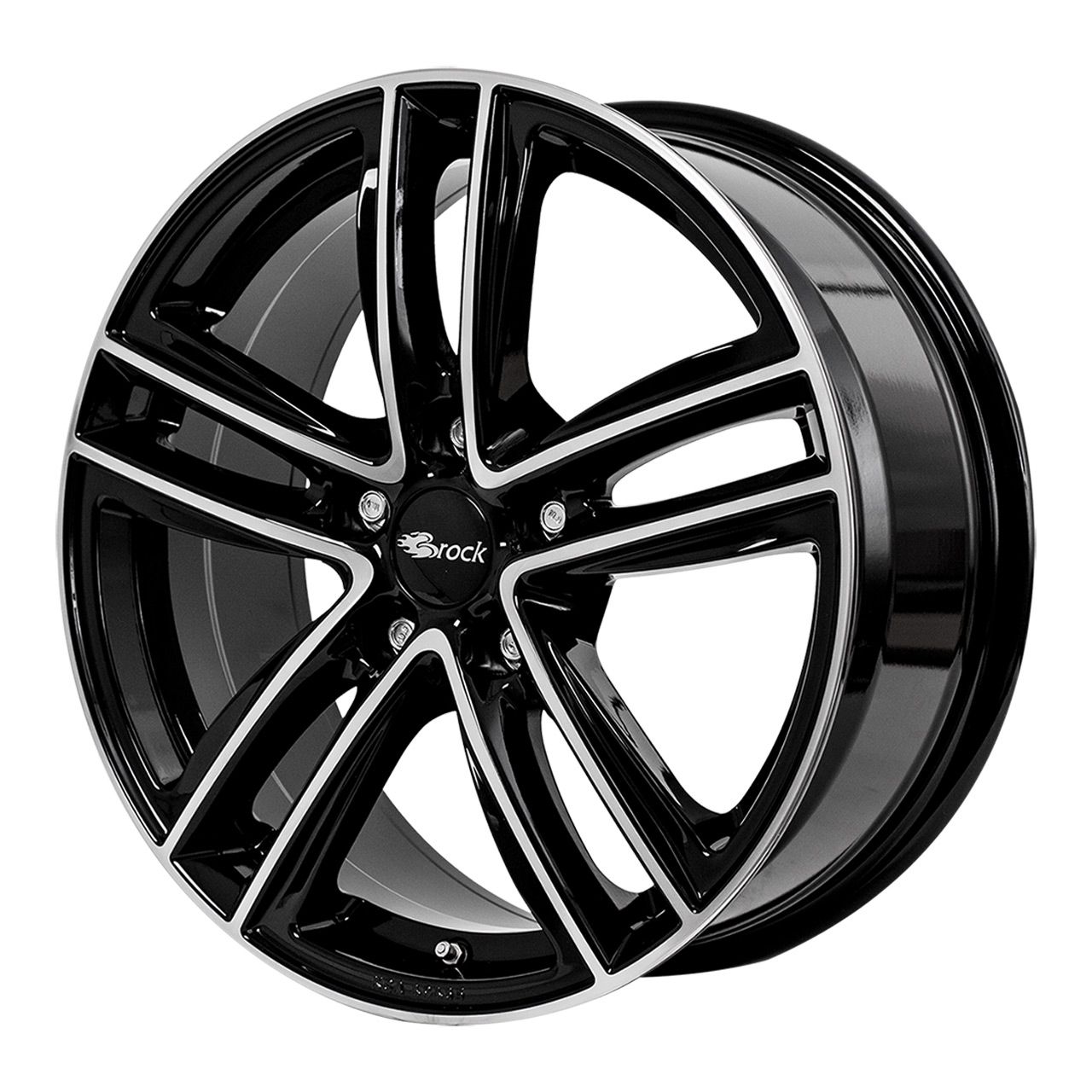 RC-DESIGN RC27 Black Polished Alloy Wheel 7.0J x 17, 5x112 ET51