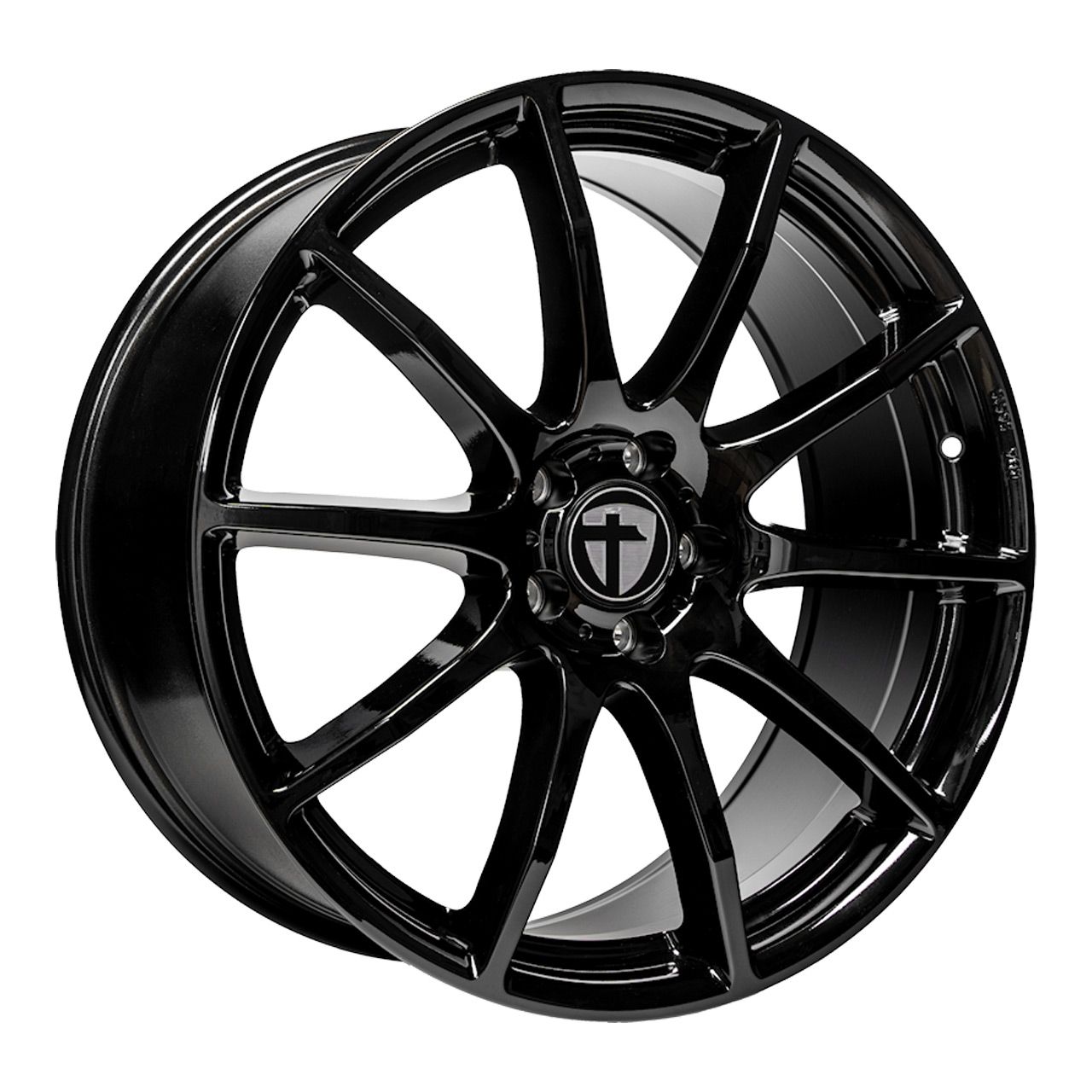 TOMASON TN1F 7.5J x 17 Black Painted Alloy Wheel, 6x130 ET60