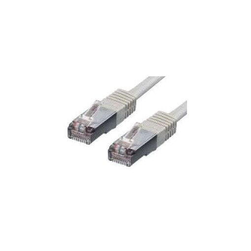 Digital Data Communications RJ-45 (M) to RJ-45 (M) Cable - 25 cm - Shielded Twisted Pair (SSTP) - CAT 6 - Halogen-free, Molded, Fixed - Gray