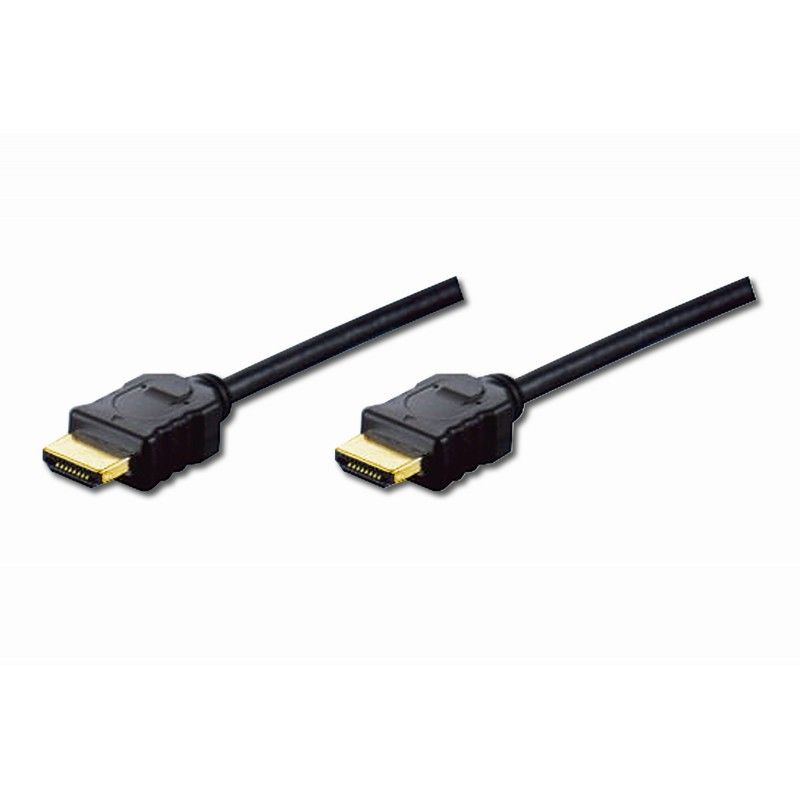 Assmann HDMI High Speed Ethernet Cable - 3m - Double Shielded - Black