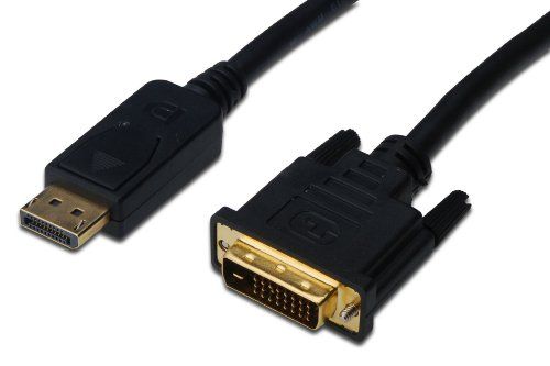 Cable Digitus DisplayPort a DVI (1,8 m, Negro)